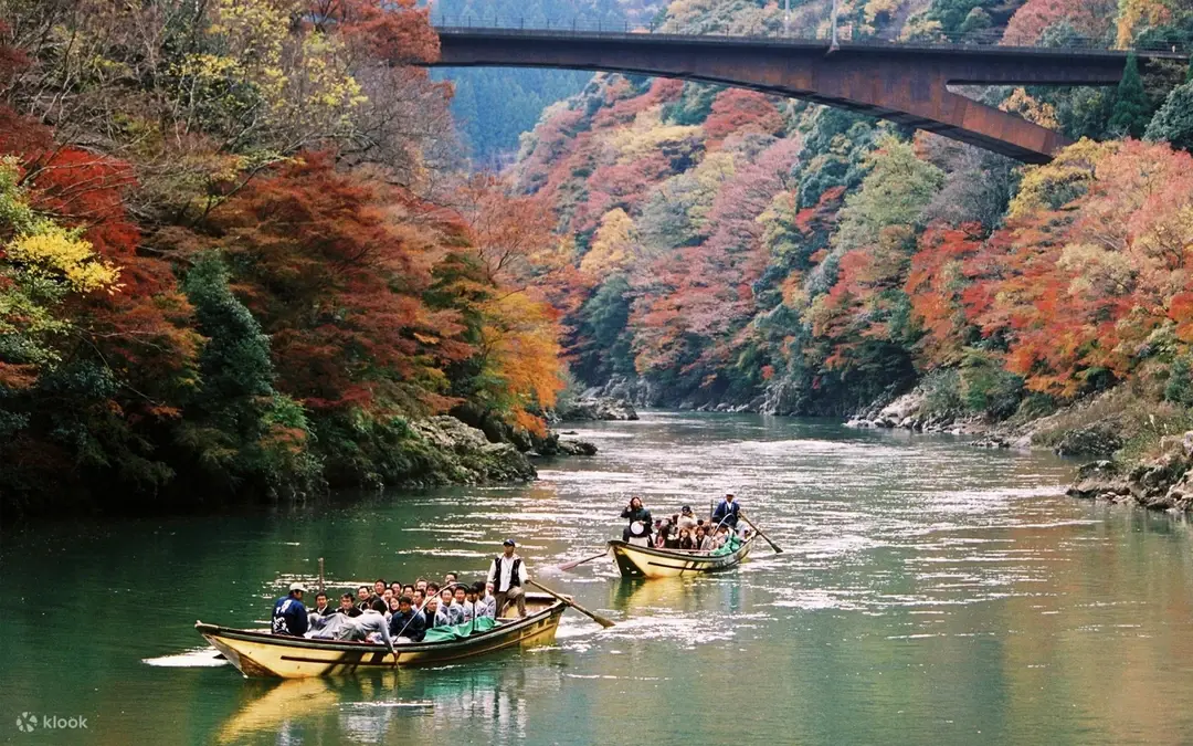 Paseo en barca por el río Hozugawa