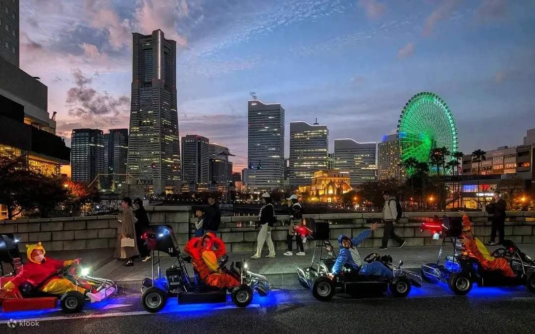 Go-kart por la bahía de Yokohama — Yokohama