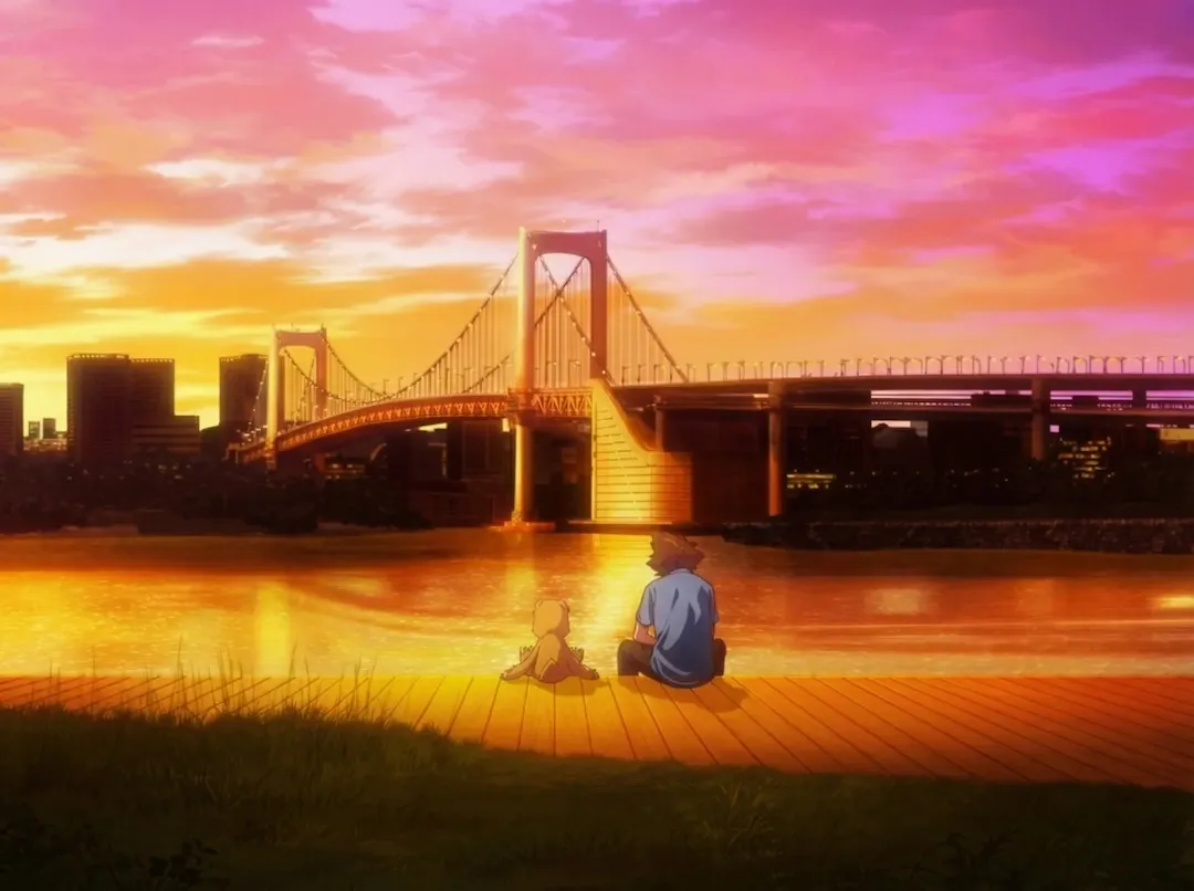 Parque Marino de Odaiba — fotograma del anime