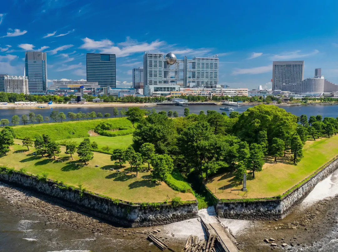 Parque Daiba (Daiba Park) — foto real