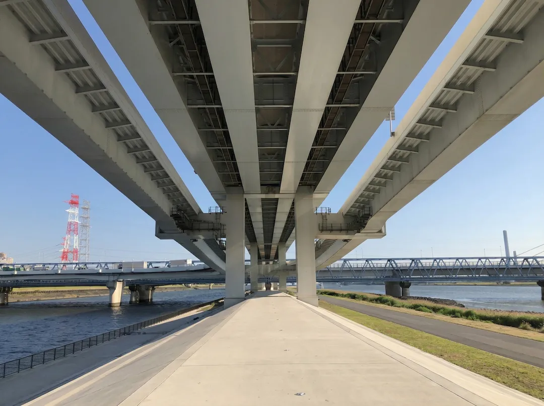 Extremo Sur de Nakasu (Río Arakawa) — foto real