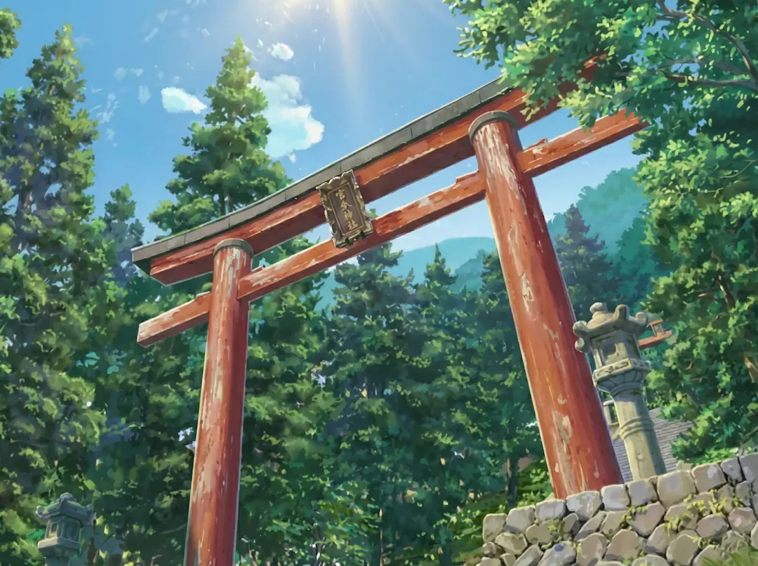 Santuario Hie (Takayama) — fotograma del anime