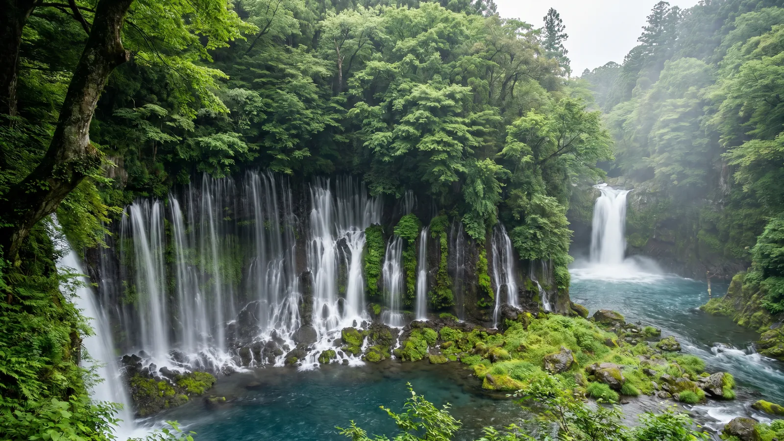 Cascadas Shiraito y Otodome a los pies del monte Fuji