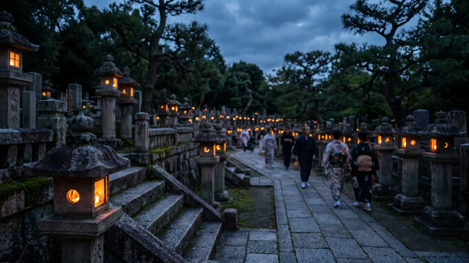 Cementerio Higashi Otani: 20.000 tumbas en Kioto