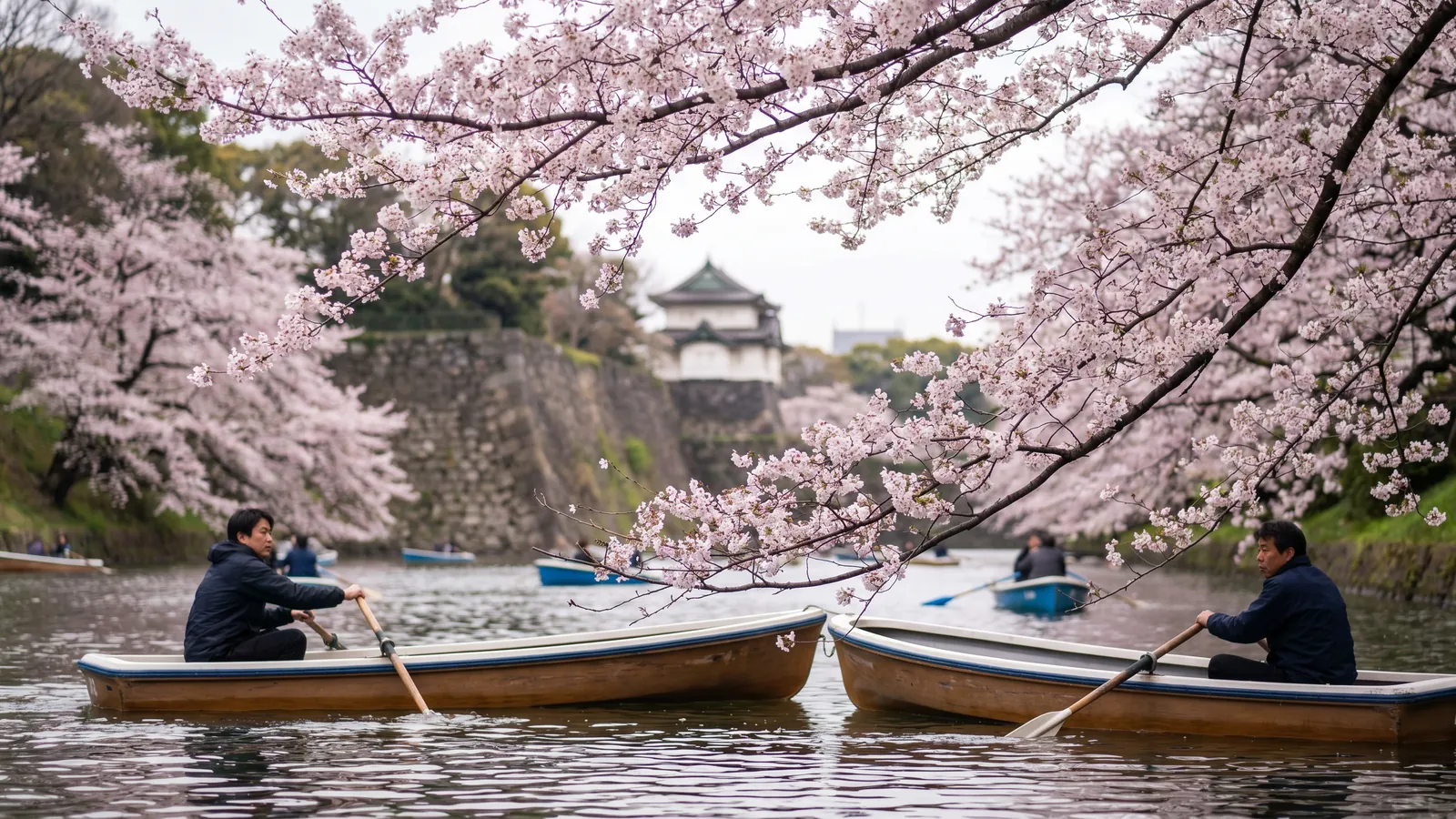 Cerezos de Chidorigafuchi: hanami en el Palacio Imperial