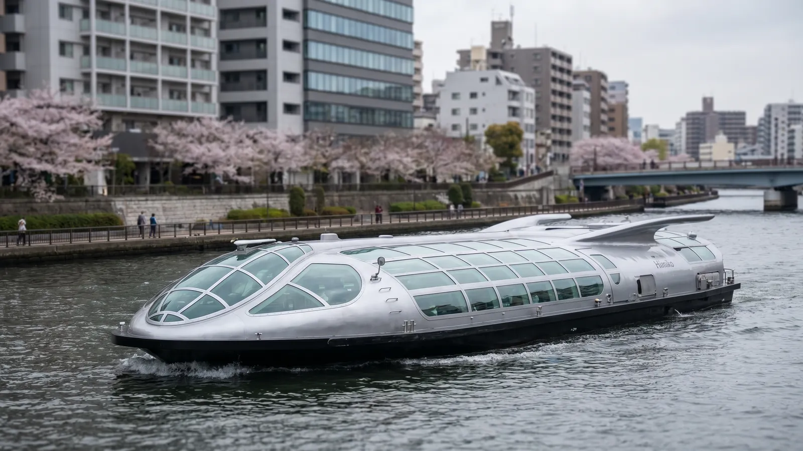 Crucero por el río Sumida en el barco Himiko de Tokio