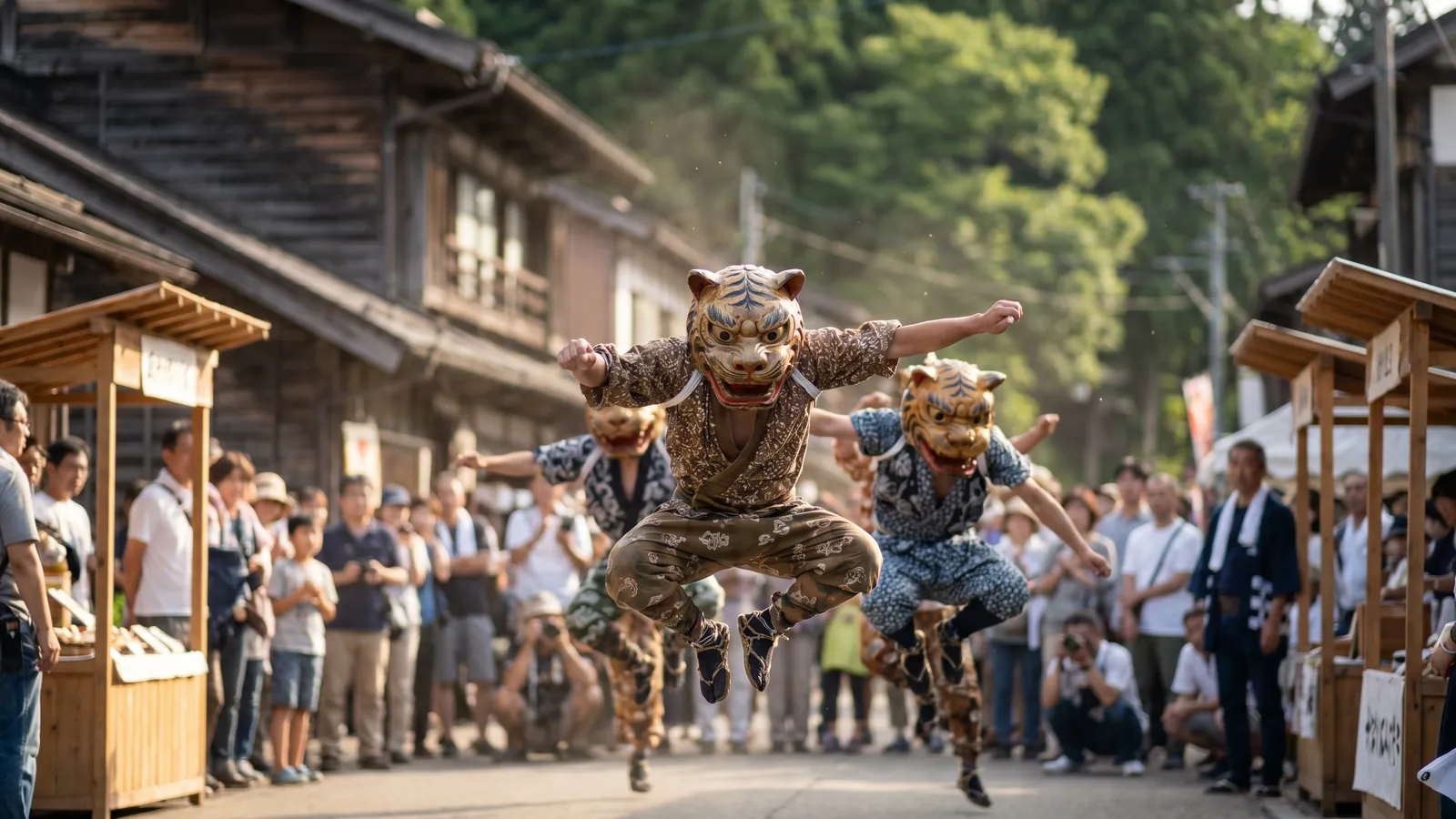 Toramai: la danza del tigre en los festivales de Tohoku