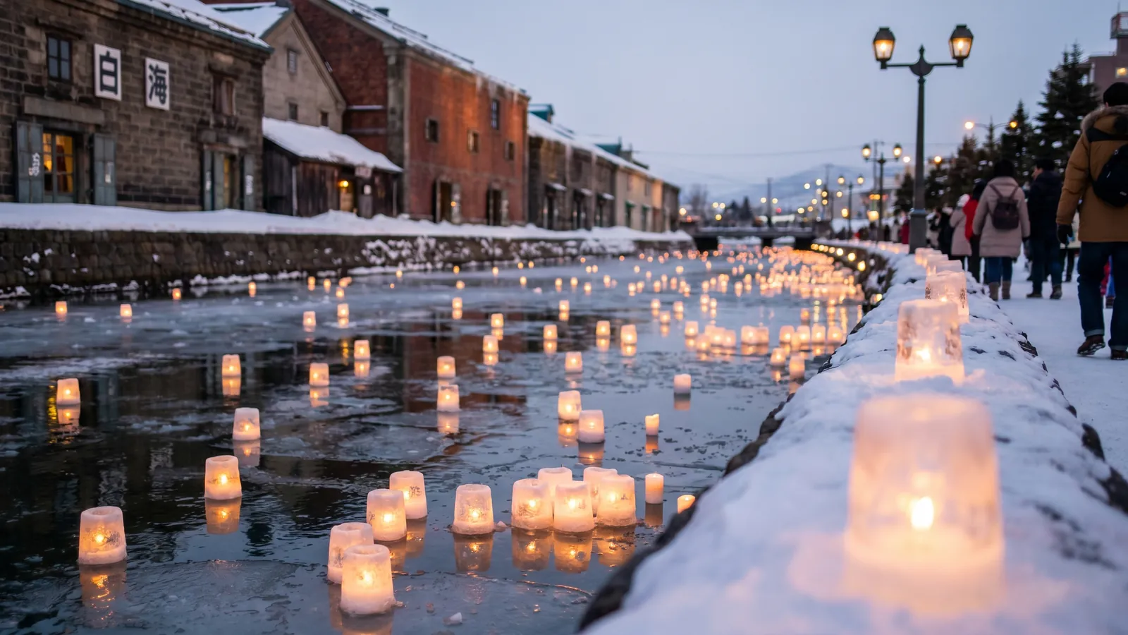 Yuki Akari no Michi de Otaru: luz en la nieve de Hokkaido