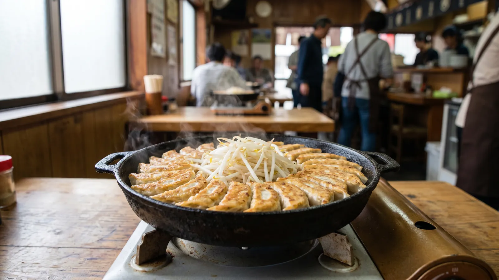 Gyozas en Hamamatsu: las empanadillas en círculo