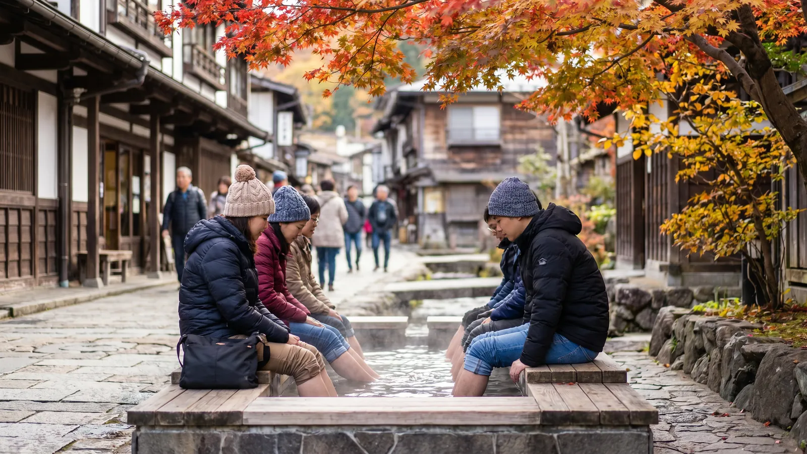 Ashiyu: los baños de pies termales de Japón