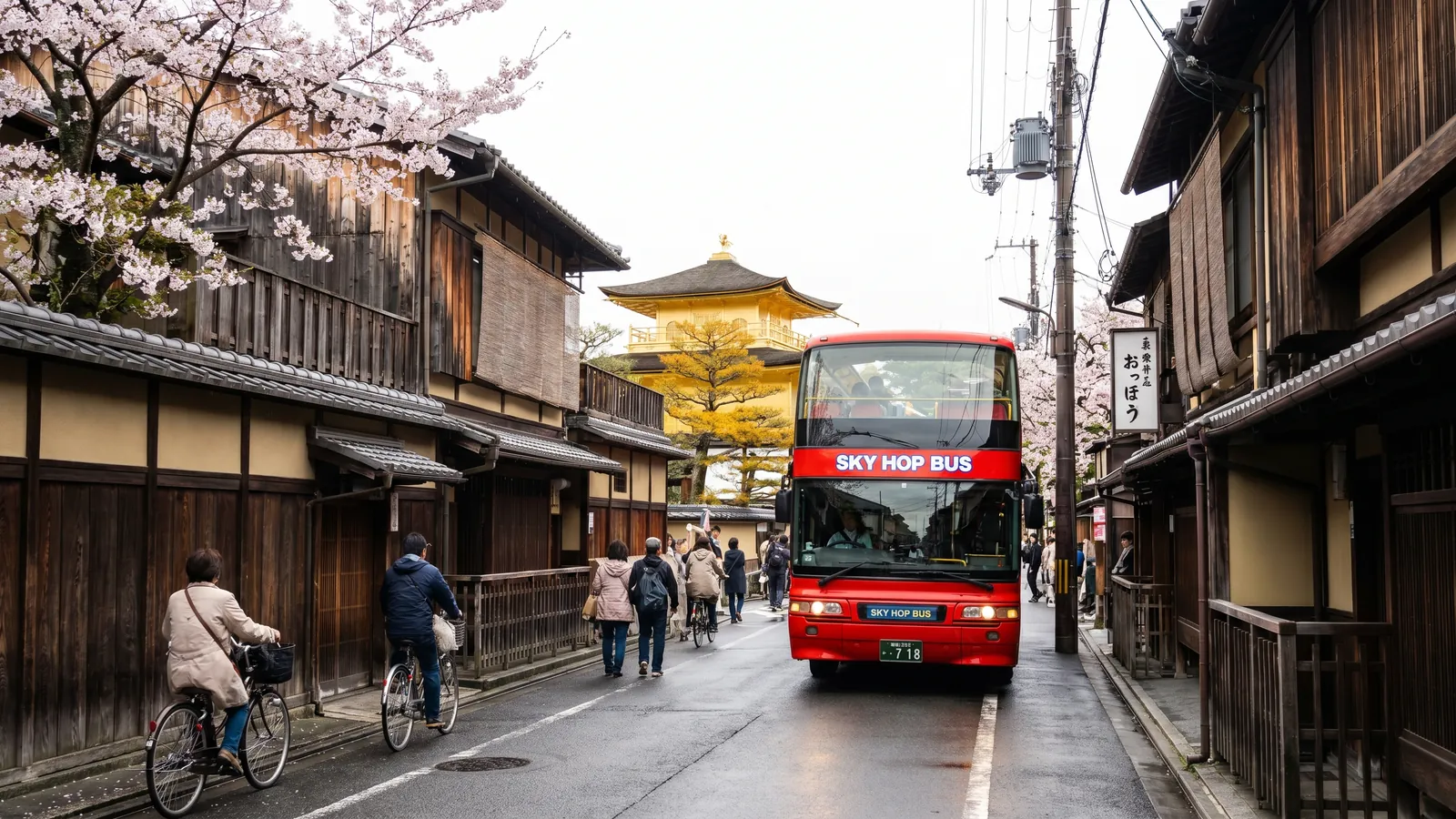 Sky Hop Bus Kioto: el autobús turístico hop-on hop-off