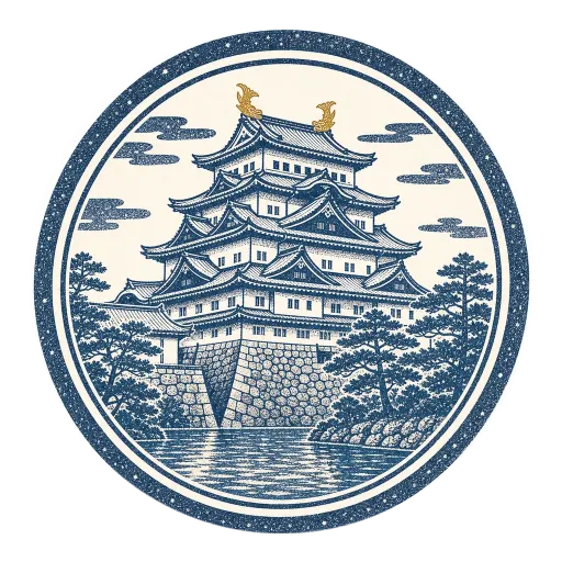 Japosello de Castillo de Nagoya