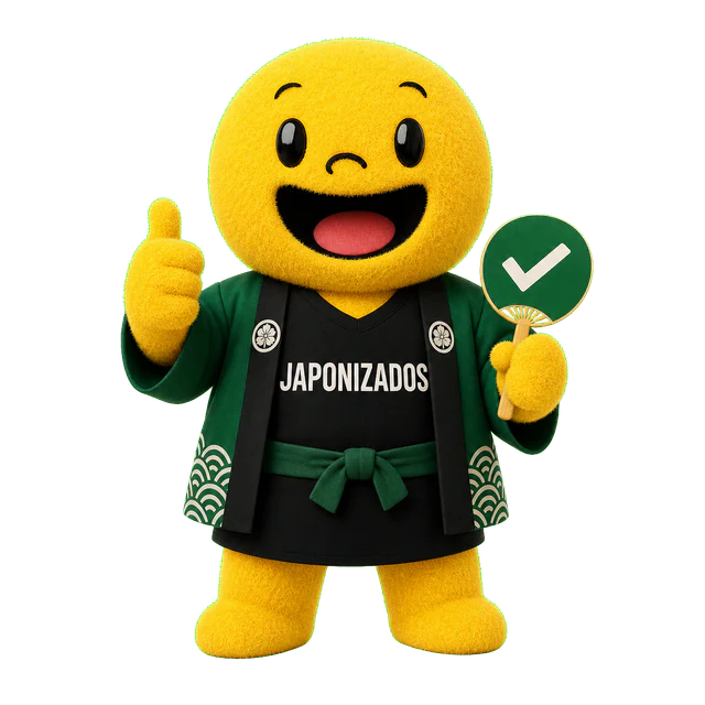 Personaje Japonizados celebrando un excelente momento para viajar